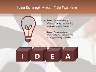 A Group Of People Holding Hands In A Circle PowerPoint Template