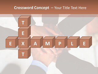 A Group Of People Holding Hands In A Circle PowerPoint Template