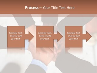 A Group Of People Holding Hands In A Circle PowerPoint Template