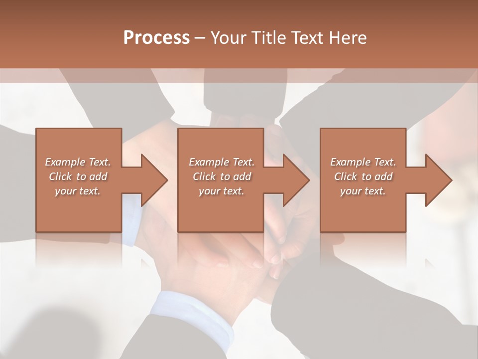 A Group Of People Holding Hands In A Circle PowerPoint Template
