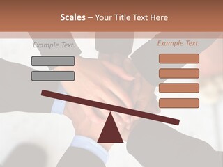 A Group Of People Holding Hands In A Circle PowerPoint Template
