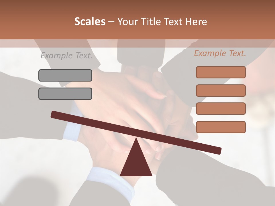 A Group Of People Holding Hands In A Circle PowerPoint Template
