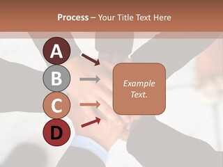 A Group Of People Holding Hands In A Circle PowerPoint Template