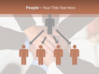 A Group Of People Holding Hands In A Circle PowerPoint Template