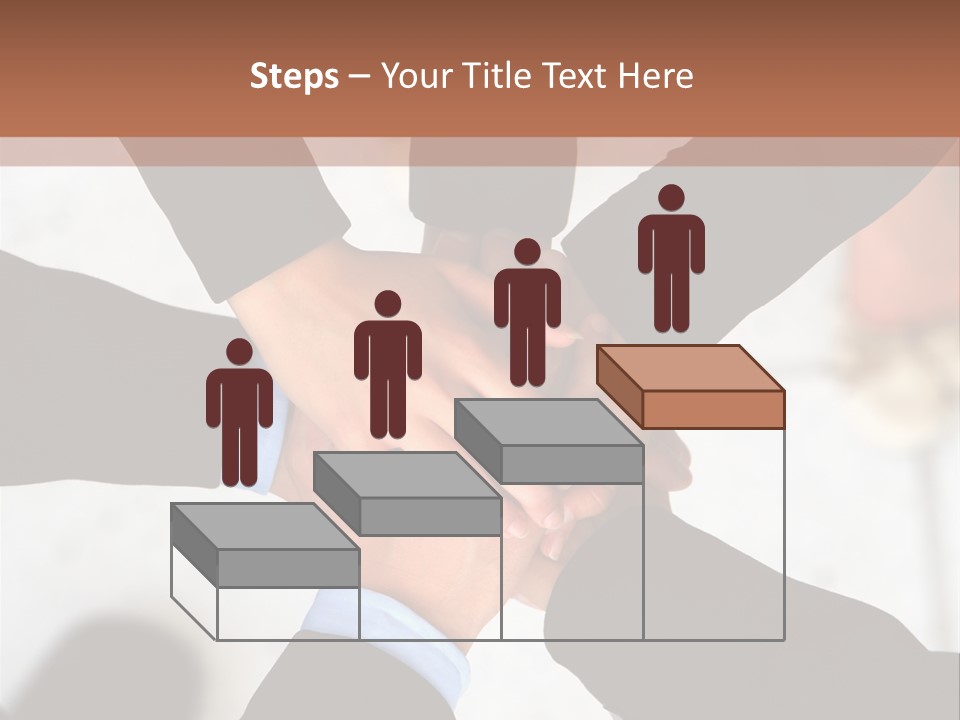 A Group Of People Holding Hands In A Circle PowerPoint Template