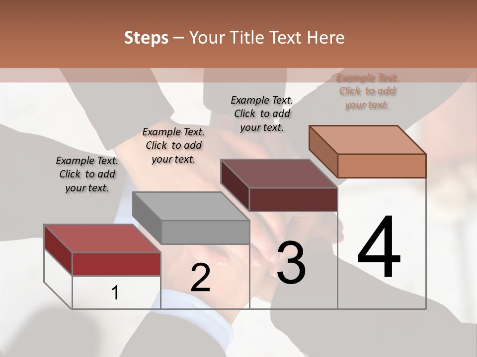 A Group Of People Holding Hands In A Circle PowerPoint Template