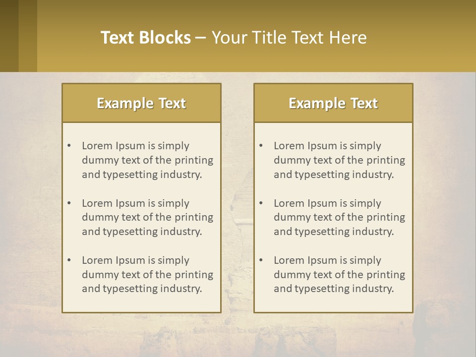 A Picture Of An Egyptian Statue With A Pyramid In The Background PowerPoint Template