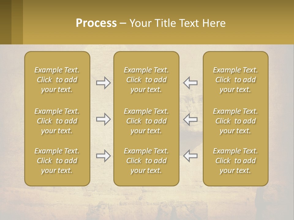 A Picture Of An Egyptian Statue With A Pyramid In The Background PowerPoint Template