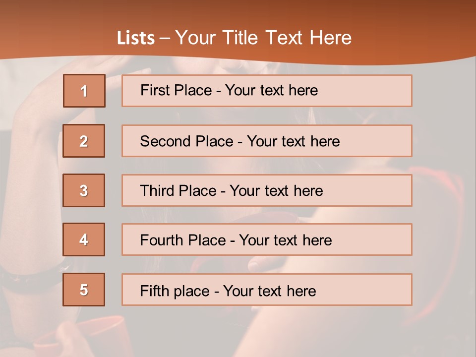 Two Women Sitting At A Table Talking To Each Other PowerPoint Template