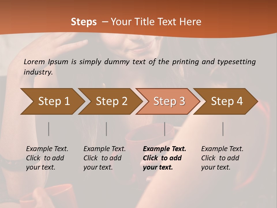 Two Women Sitting At A Table Talking To Each Other PowerPoint Template