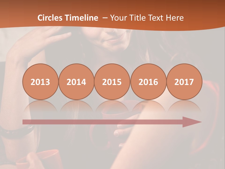 Two Women Sitting At A Table Talking To Each Other PowerPoint Template