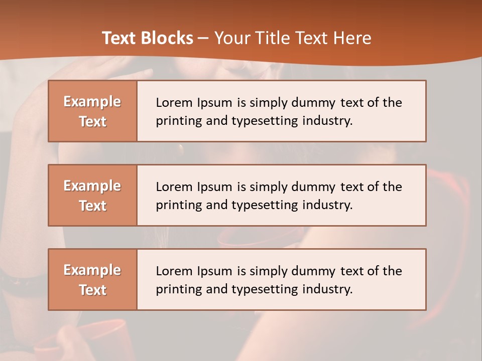 Two Women Sitting At A Table Talking To Each Other PowerPoint Template