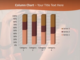 Two Women Sitting At A Table Talking To Each Other PowerPoint Template