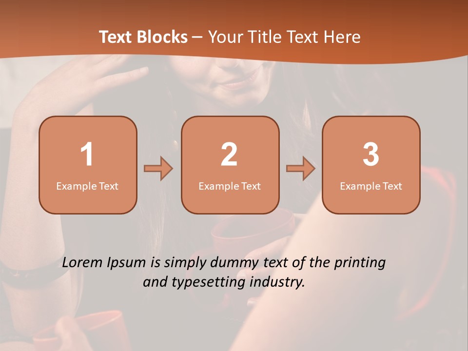 Two Women Sitting At A Table Talking To Each Other PowerPoint Template
