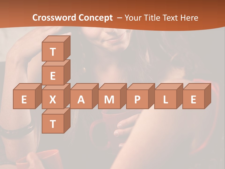 Two Women Sitting At A Table Talking To Each Other PowerPoint Template