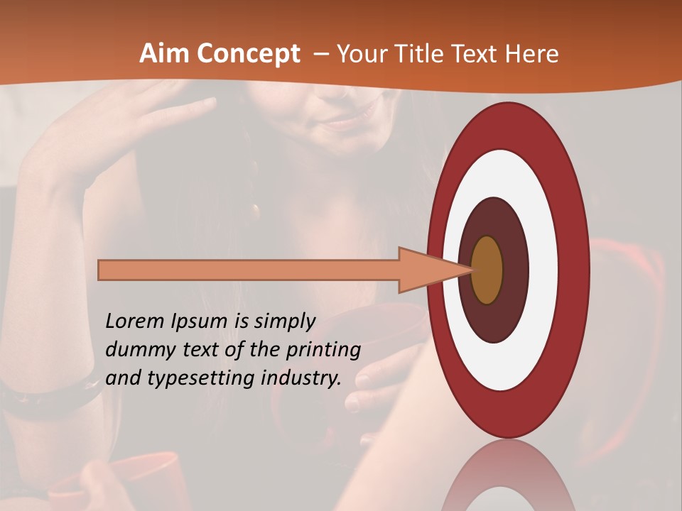 Two Women Sitting At A Table Talking To Each Other PowerPoint Template