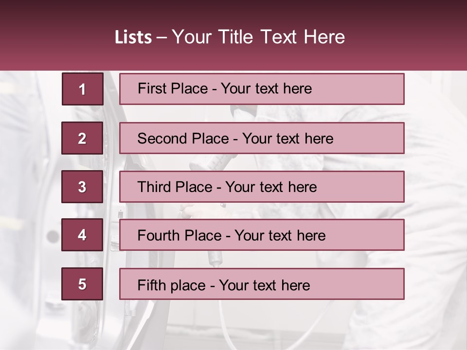 A Man In White Coveralls Spraying A Machine PowerPoint Template