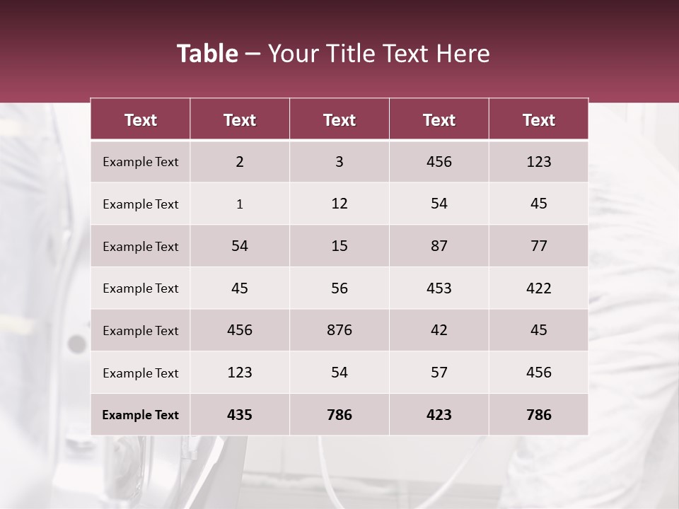 A Man In White Coveralls Spraying A Machine PowerPoint Template