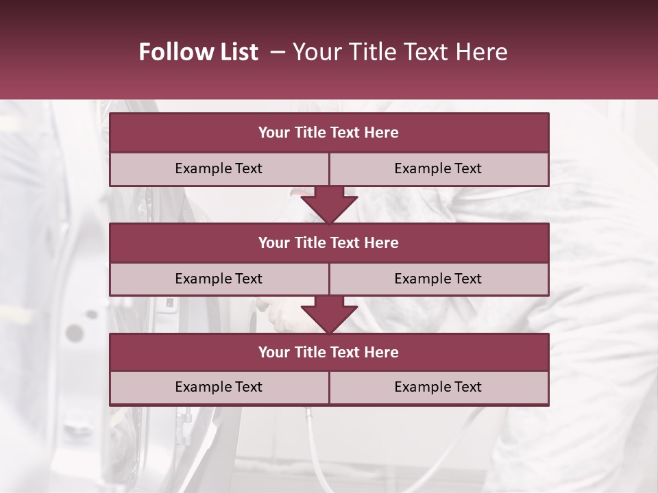A Man In White Coveralls Spraying A Machine PowerPoint Template