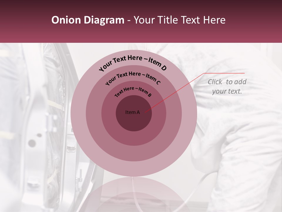 A Man In White Coveralls Spraying A Machine PowerPoint Template