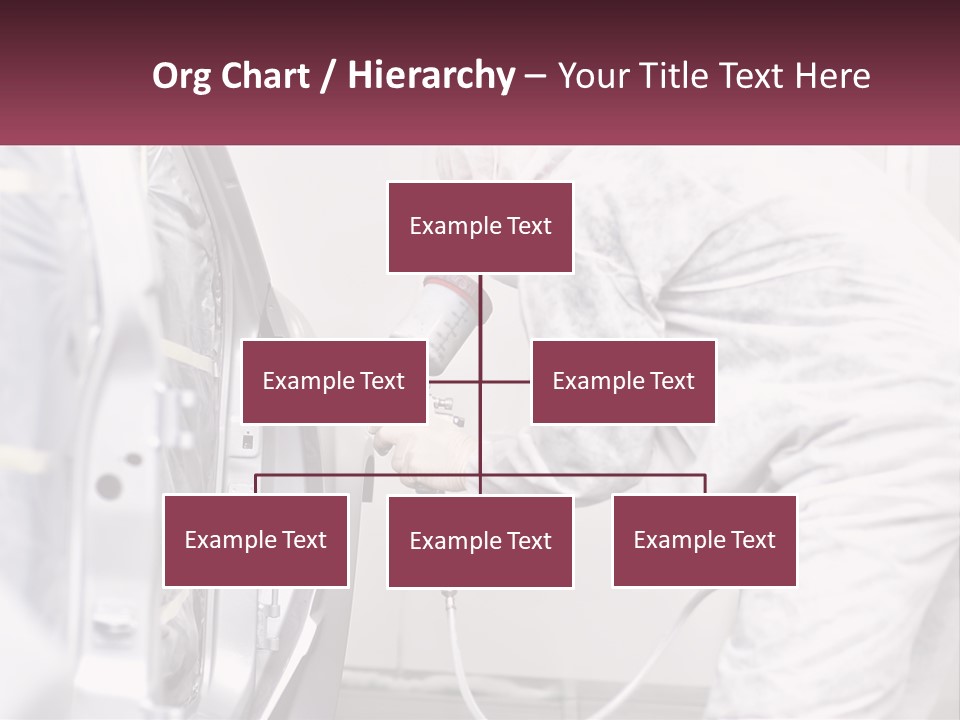 A Man In White Coveralls Spraying A Machine PowerPoint Template