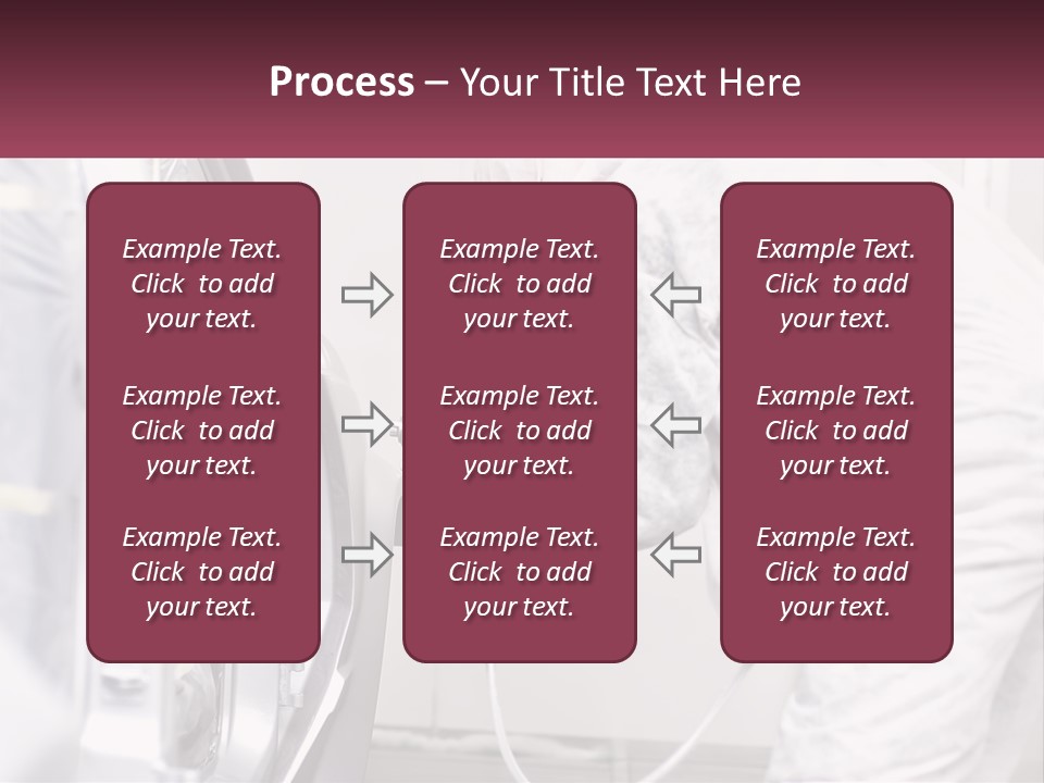 A Man In White Coveralls Spraying A Machine PowerPoint Template