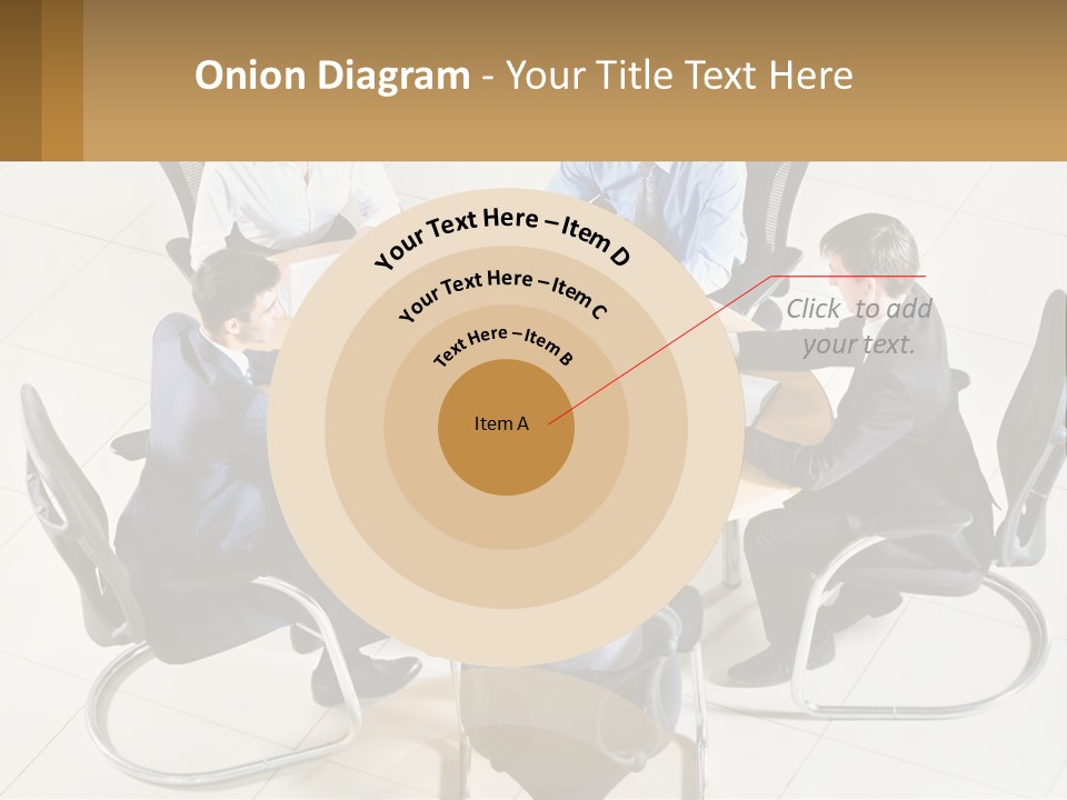 A Group Of People Sitting Around A Table With Laptops PowerPoint Template