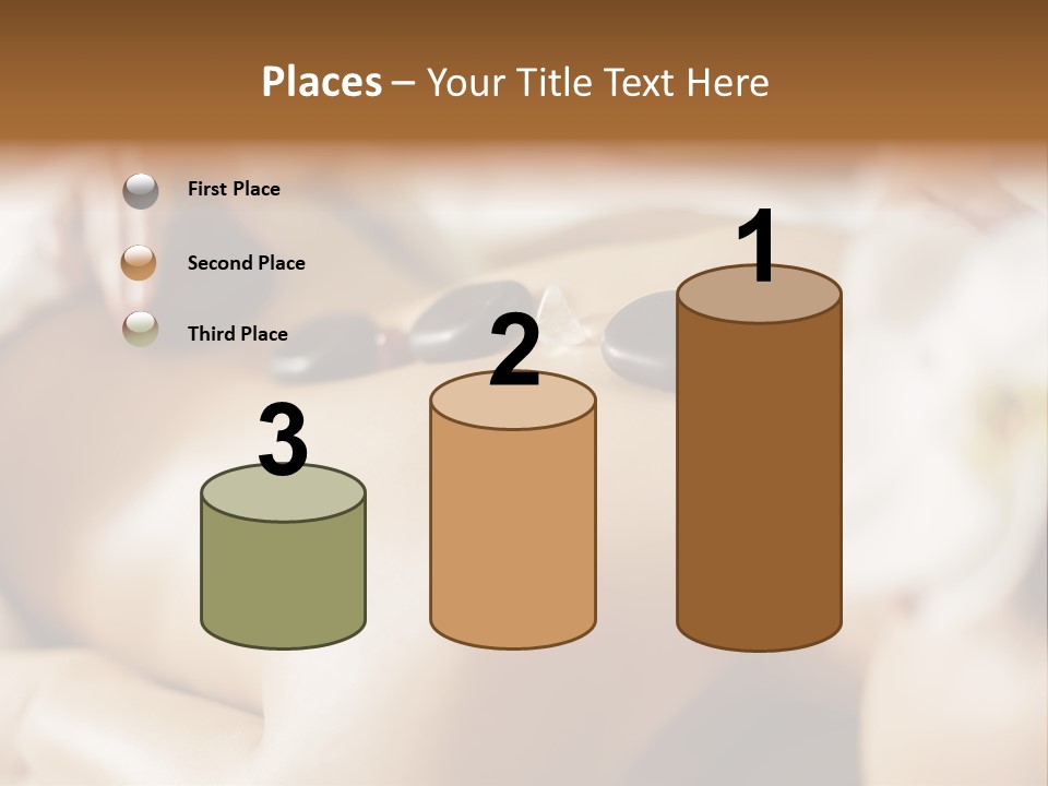 A Woman Getting A Back Massage At A Spa PowerPoint Template