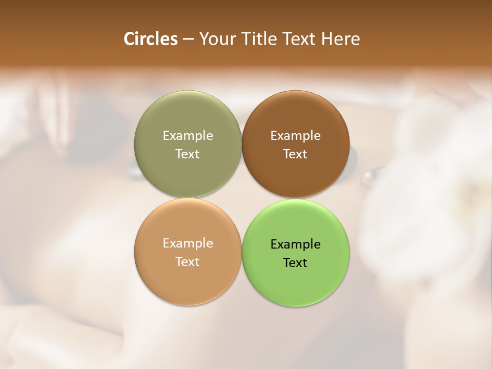 A Woman Getting A Back Massage At A Spa PowerPoint Template