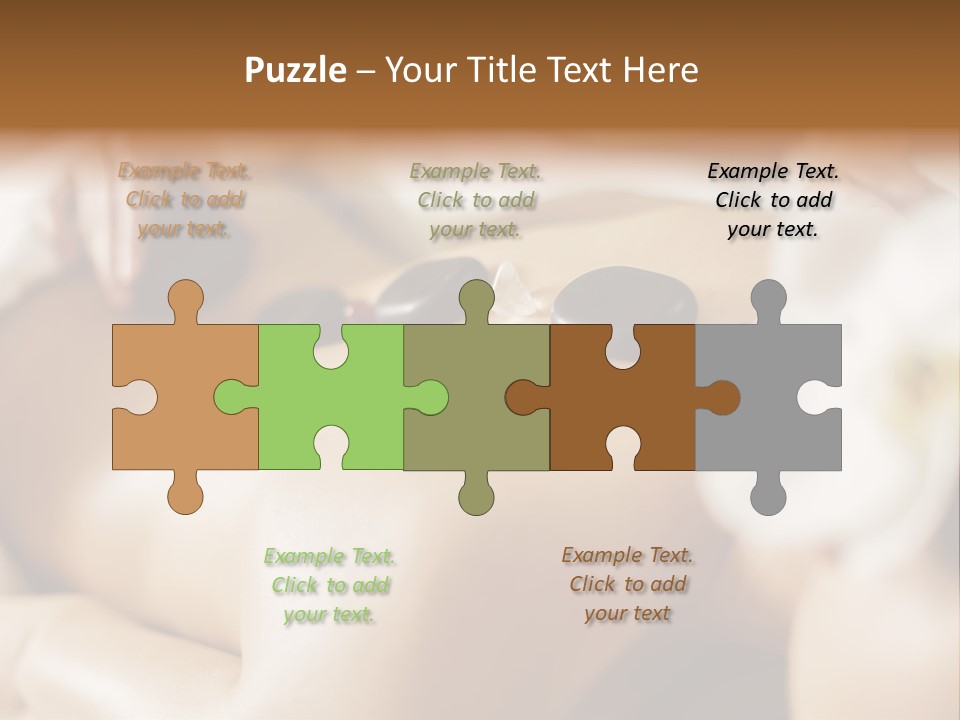 A Woman Getting A Back Massage At A Spa PowerPoint Template