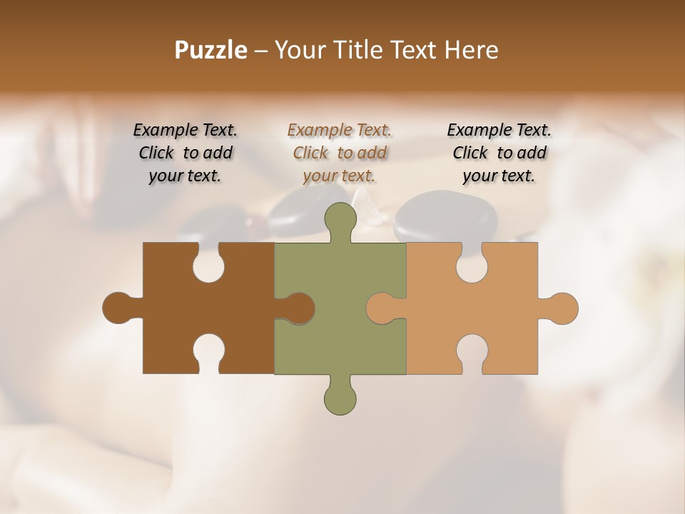 A Woman Getting A Back Massage At A Spa PowerPoint Template