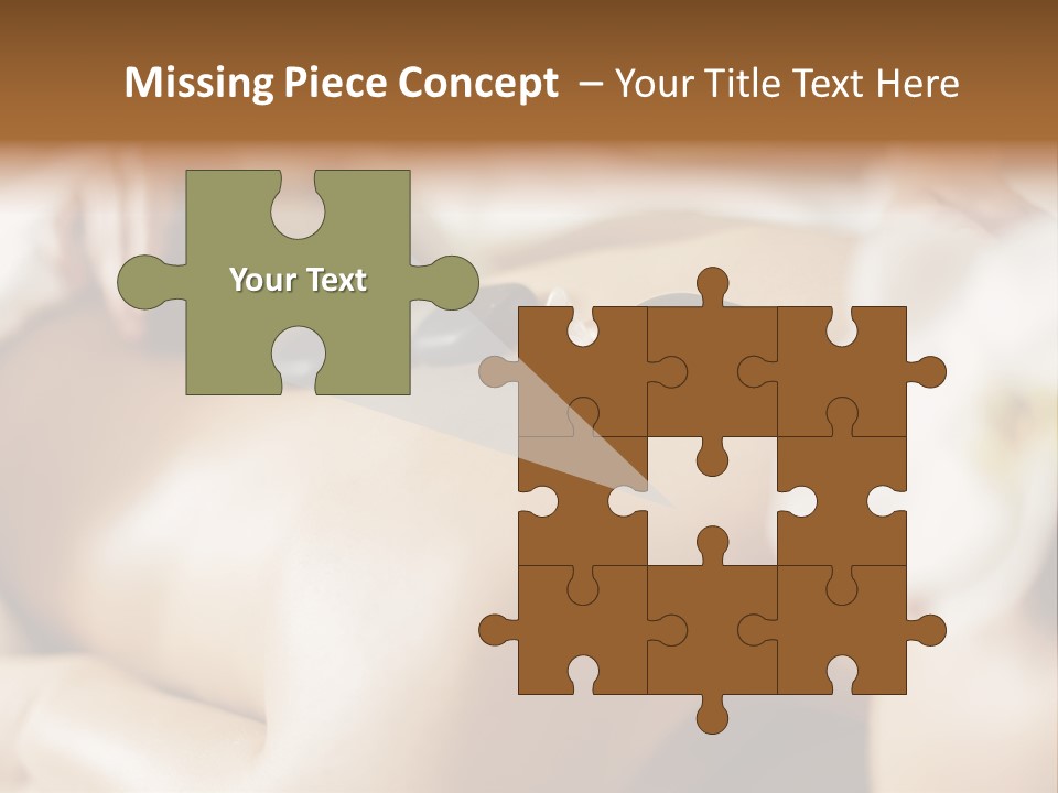 A Woman Getting A Back Massage At A Spa PowerPoint Template