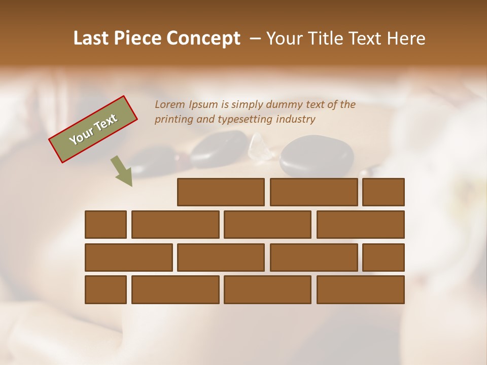 A Woman Getting A Back Massage At A Spa PowerPoint Template