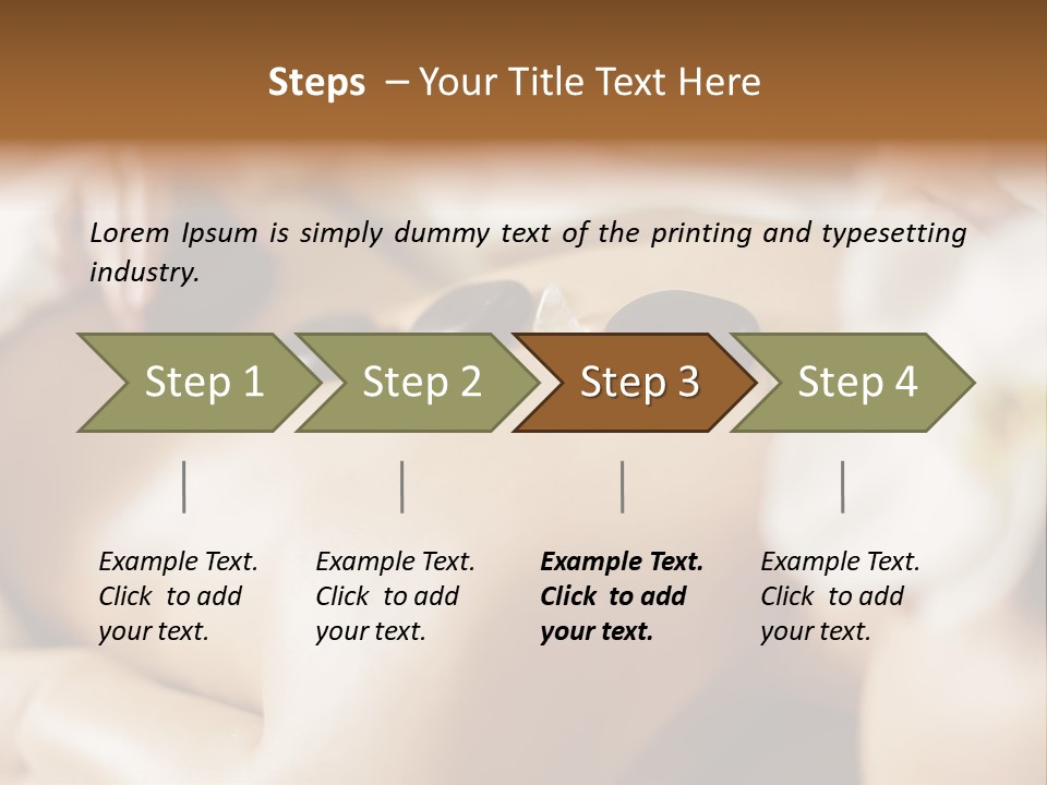 A Woman Getting A Back Massage At A Spa PowerPoint Template