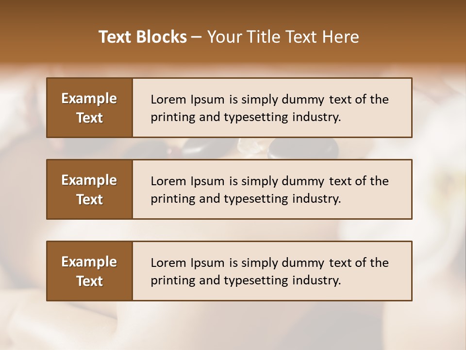 A Woman Getting A Back Massage At A Spa PowerPoint Template