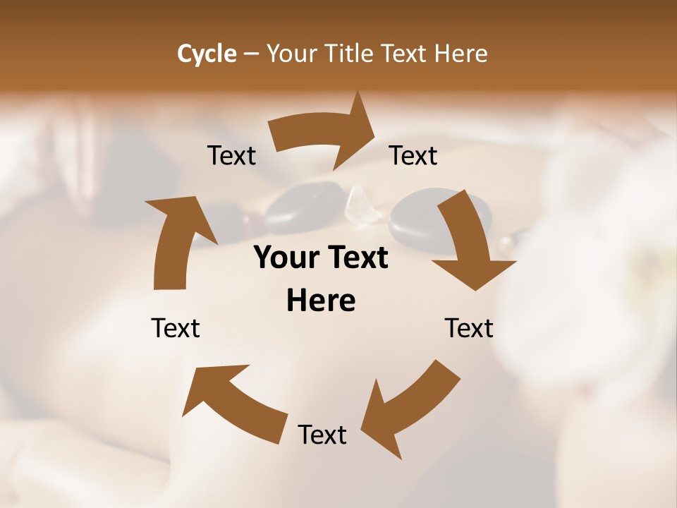 A Woman Getting A Back Massage At A Spa PowerPoint Template