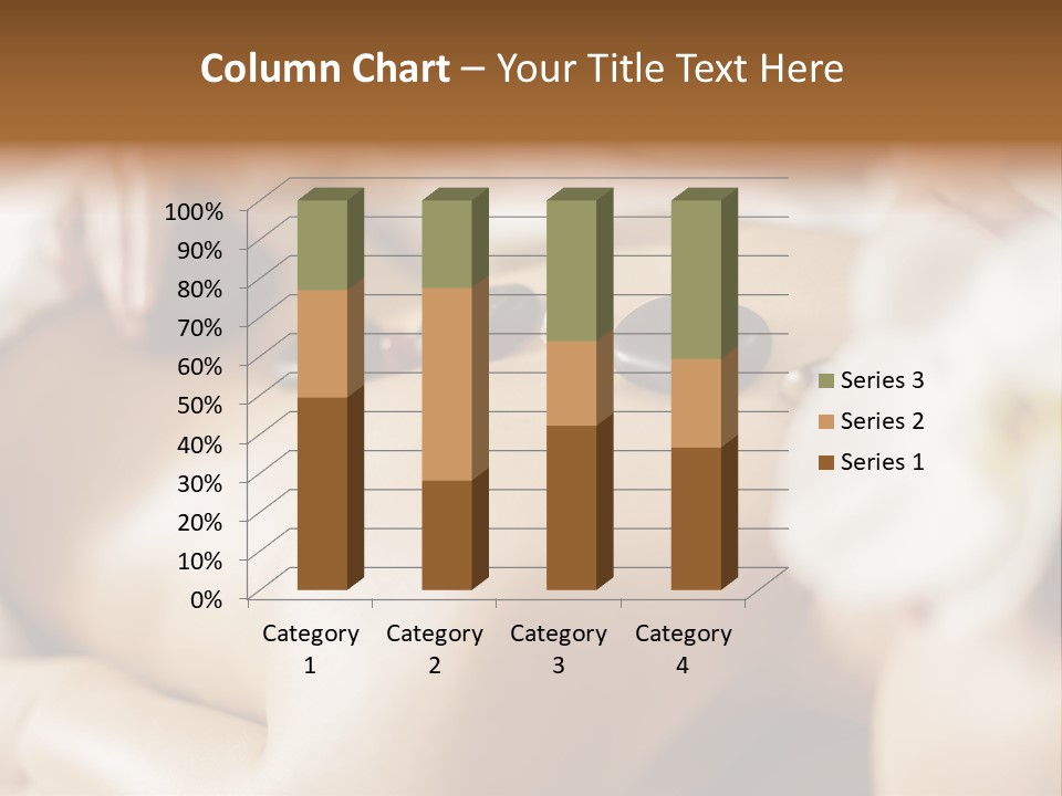 A Woman Getting A Back Massage At A Spa PowerPoint Template