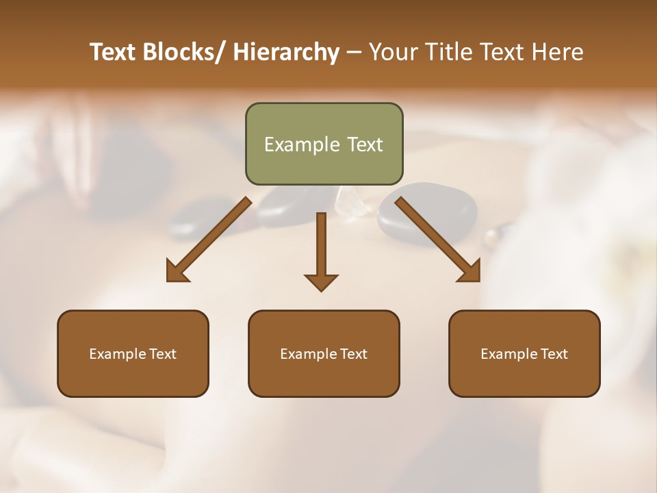 A Woman Getting A Back Massage At A Spa PowerPoint Template