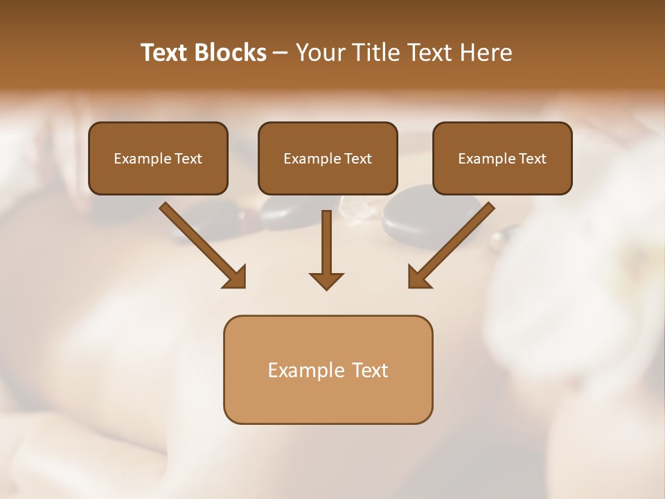 A Woman Getting A Back Massage At A Spa PowerPoint Template