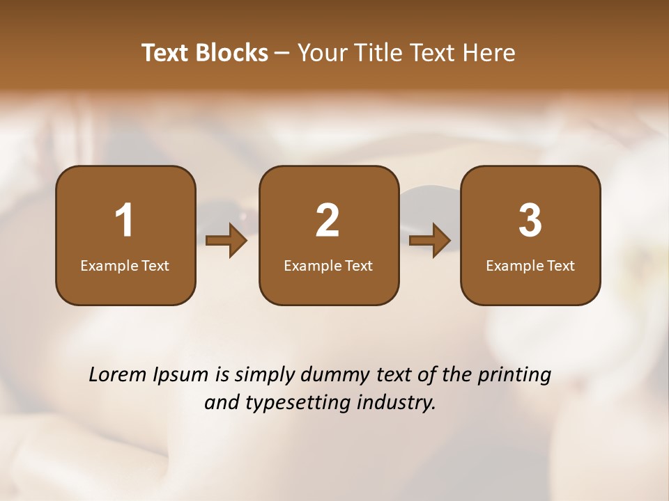 A Woman Getting A Back Massage At A Spa PowerPoint Template