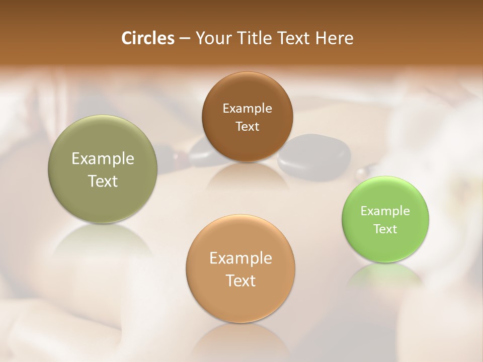 A Woman Getting A Back Massage At A Spa PowerPoint Template