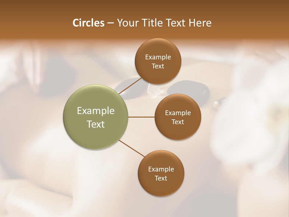 A Woman Getting A Back Massage At A Spa PowerPoint Template