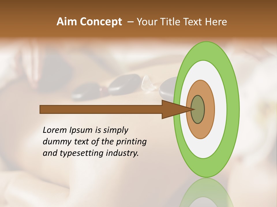 A Woman Getting A Back Massage At A Spa PowerPoint Template