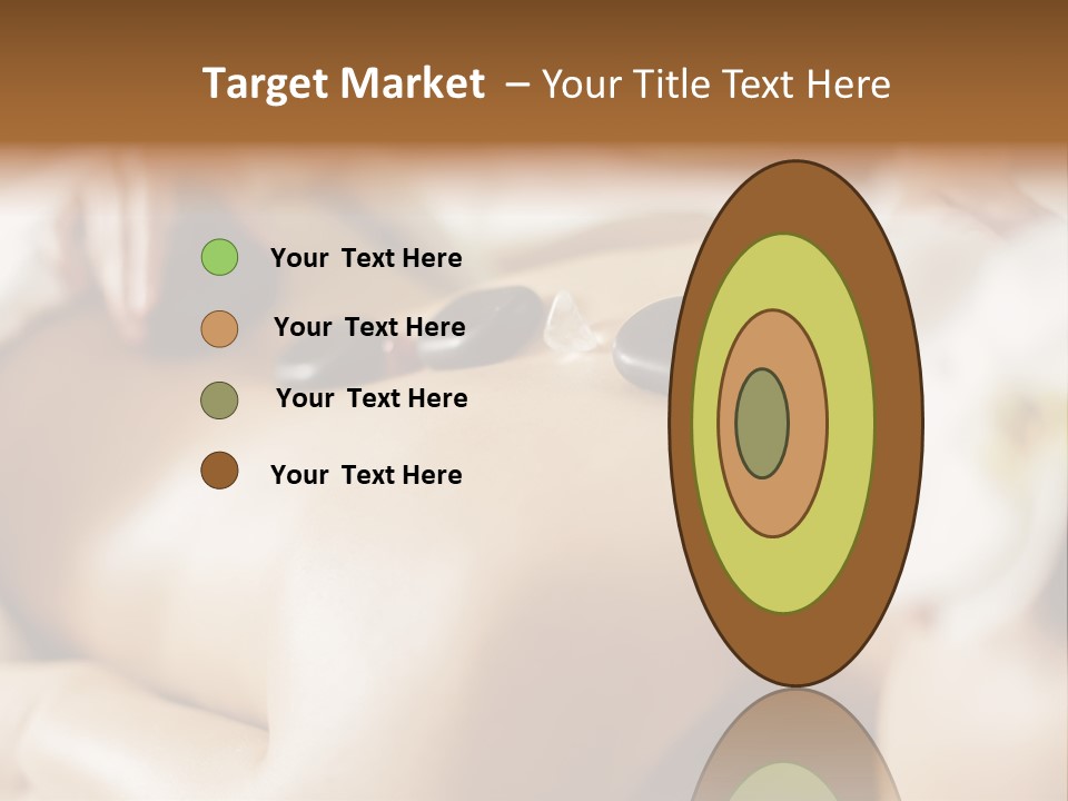 A Woman Getting A Back Massage At A Spa PowerPoint Template