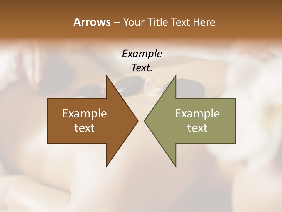 A Woman Getting A Back Massage At A Spa PowerPoint Template