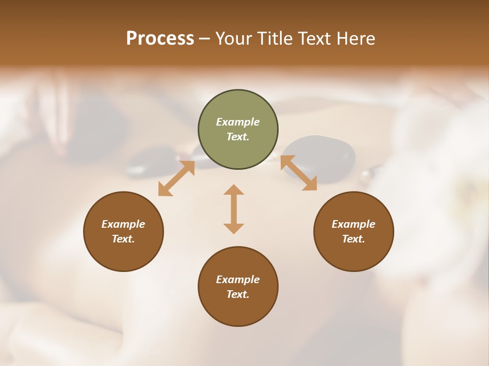 A Woman Getting A Back Massage At A Spa PowerPoint Template