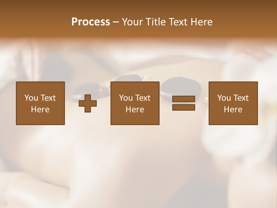 A Woman Getting A Back Massage At A Spa PowerPoint Template