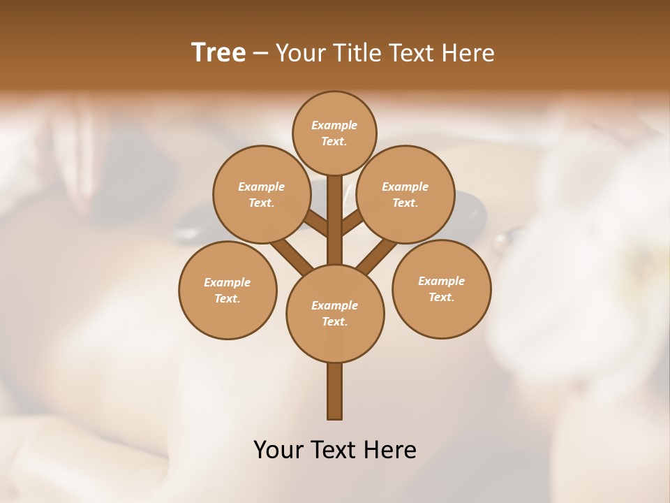 A Woman Getting A Back Massage At A Spa PowerPoint Template