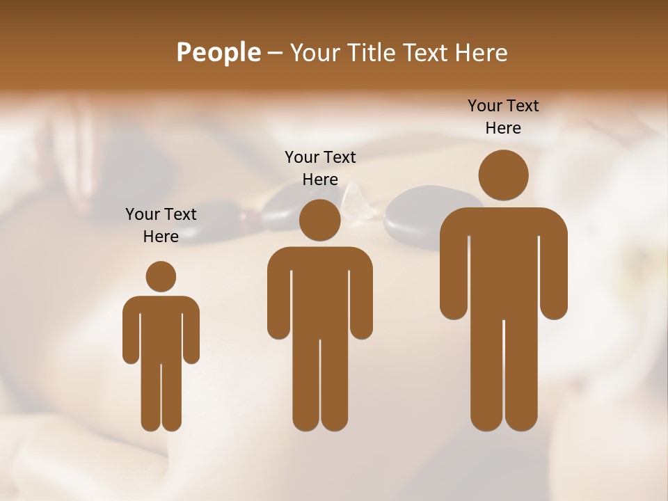 A Woman Getting A Back Massage At A Spa PowerPoint Template