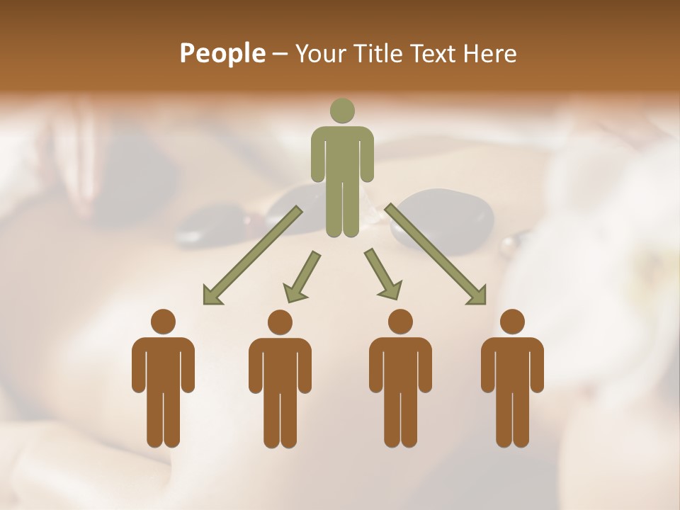 A Woman Getting A Back Massage At A Spa PowerPoint Template